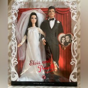 NWT Elvis and Priscilla wedding day Barbie